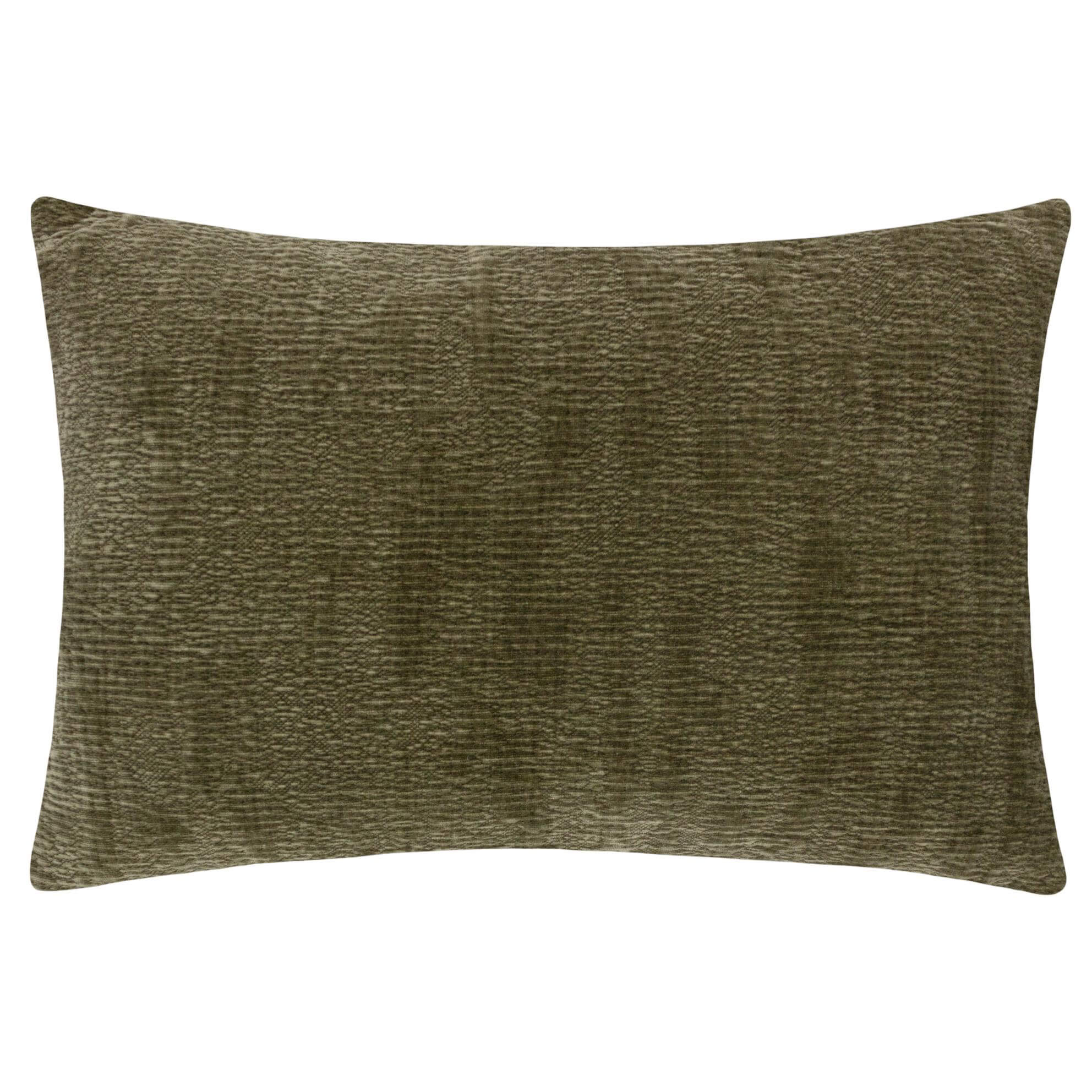 OSAKA 40X60 FEATHER CUSHION KHAKI - Khaki