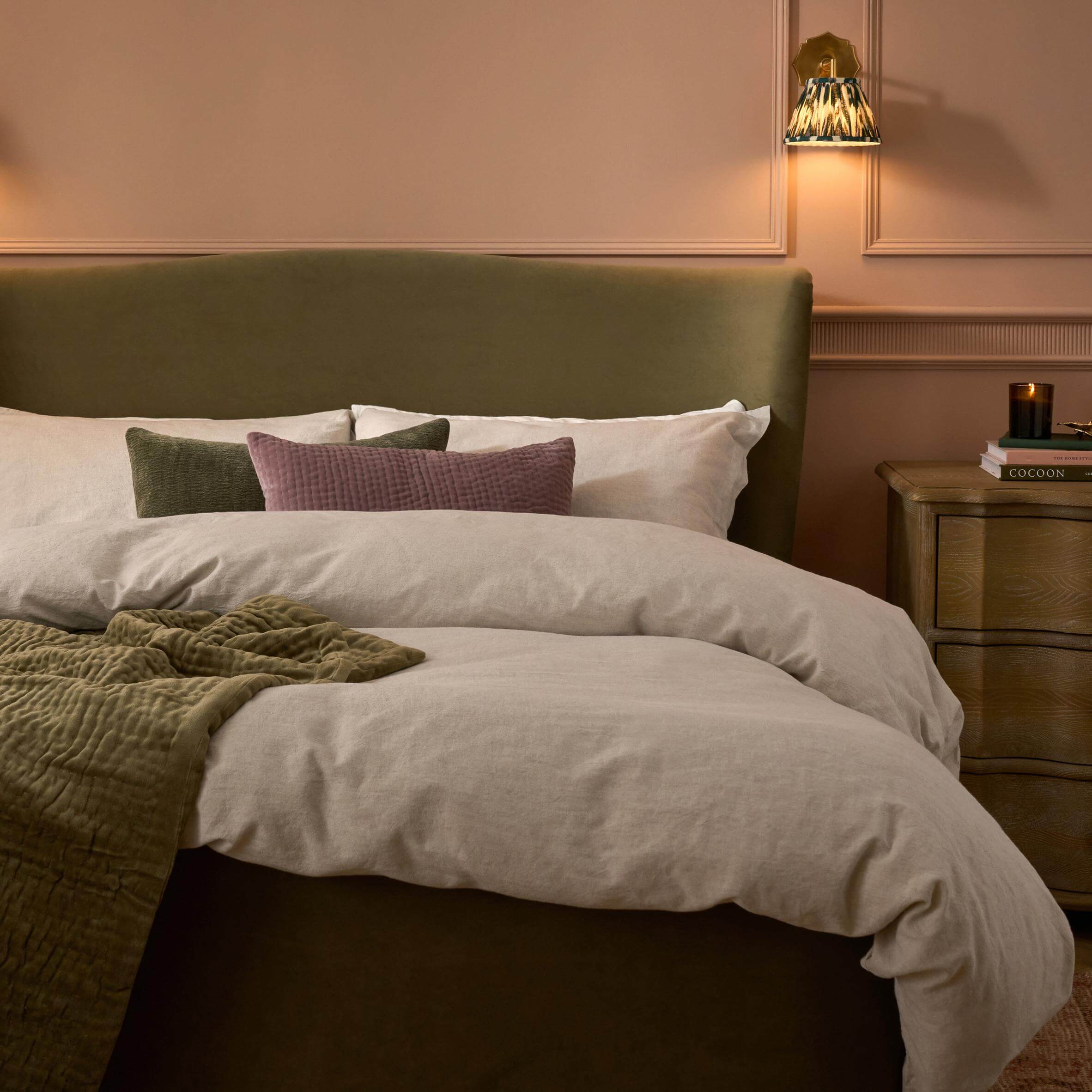 Amelie Duvet Cover - Natural, Super King