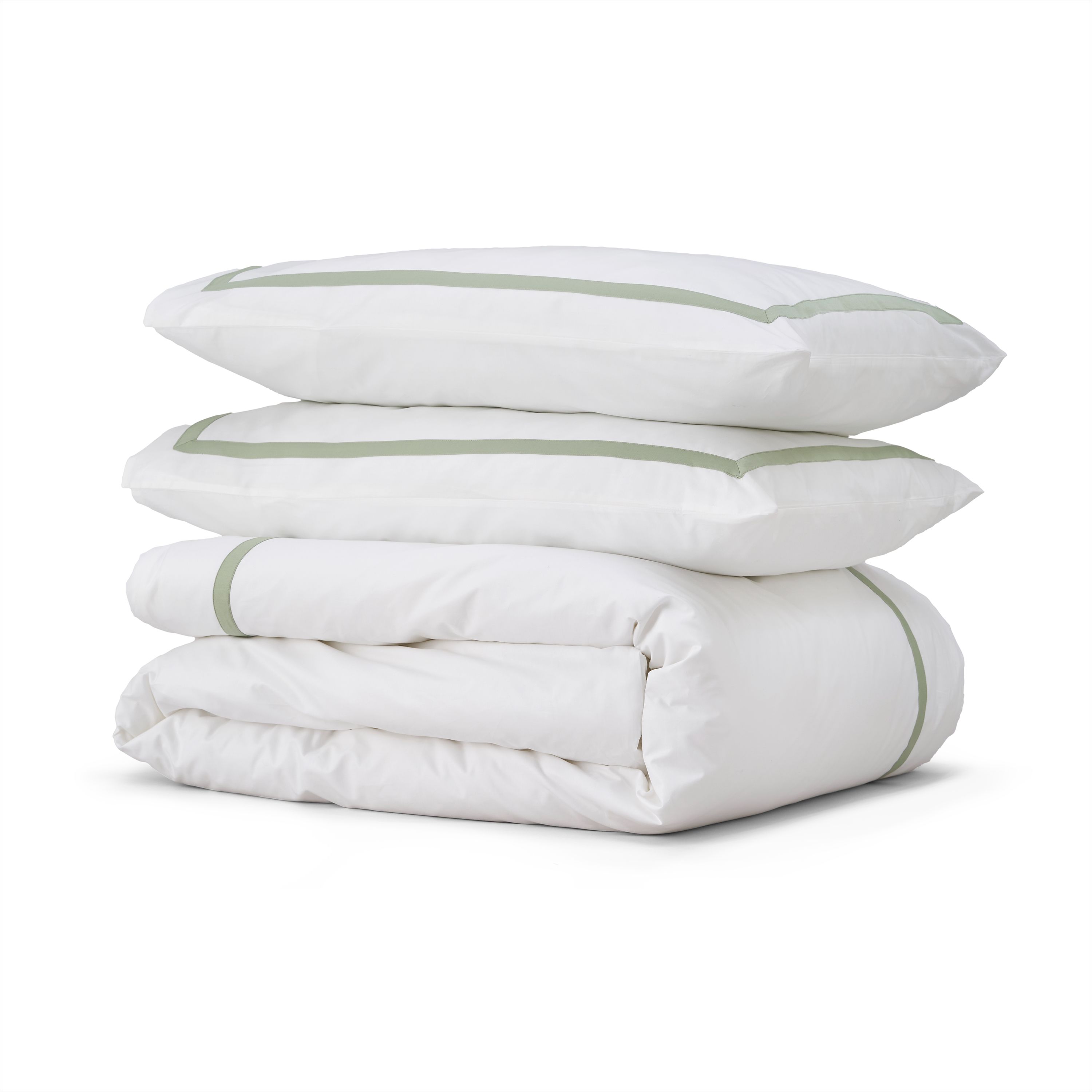 Cotton Collection Border Bed Linen Set Bed Linen Feather & Black