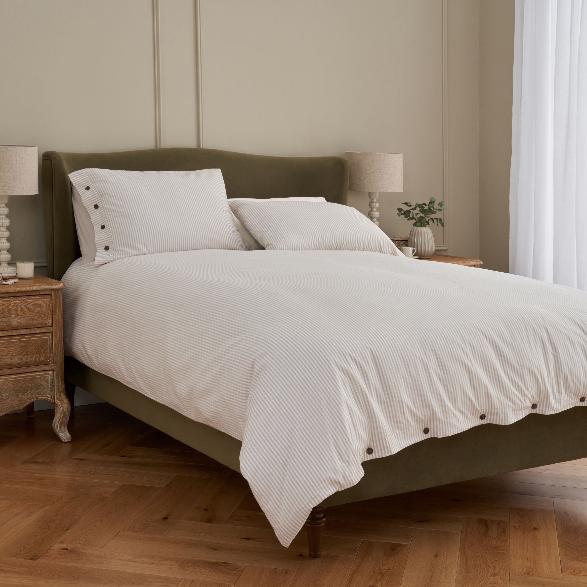 Contrast Stripe Duvet Cover