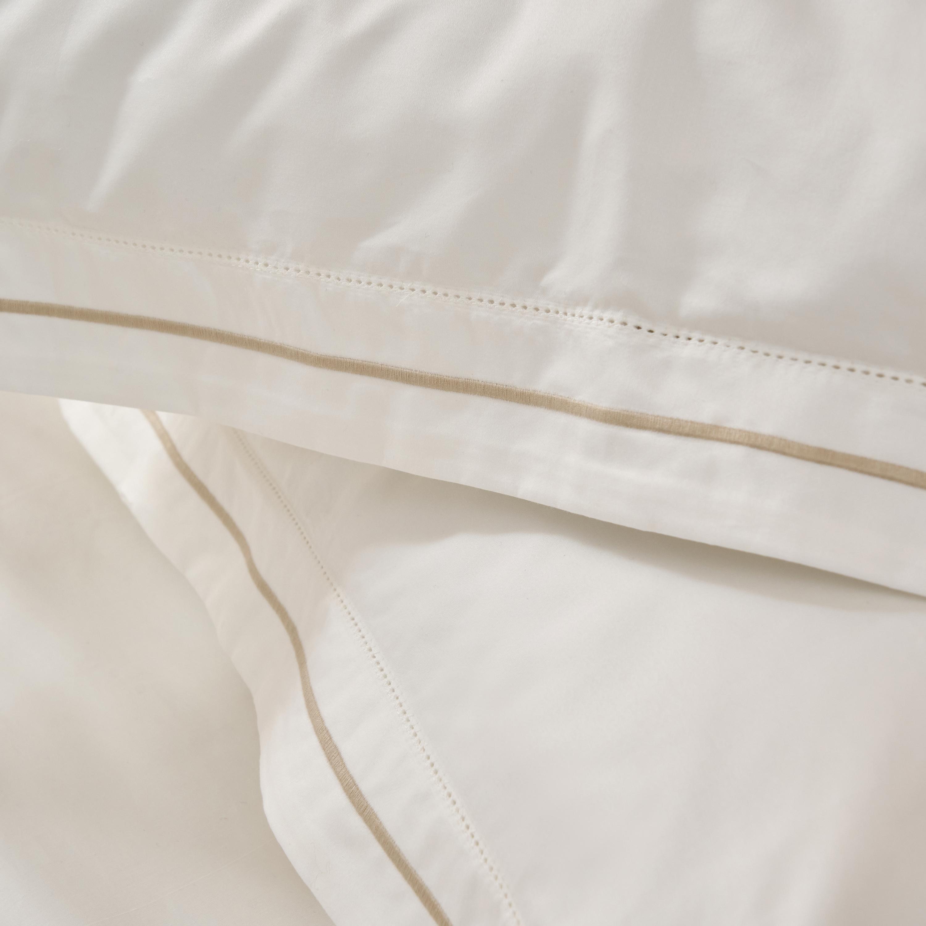 Kensington Oxford Pillowcase Pair - Natural, King