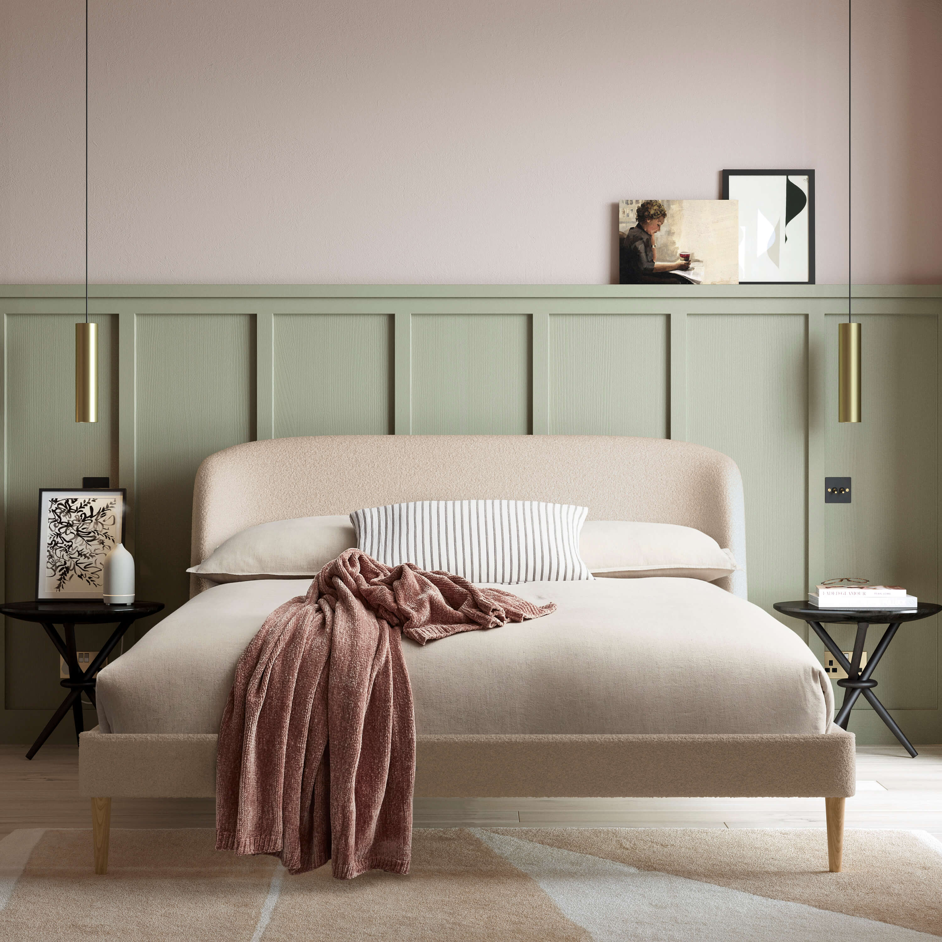 Panelling In A Bedroom Panelling In A Bedroom