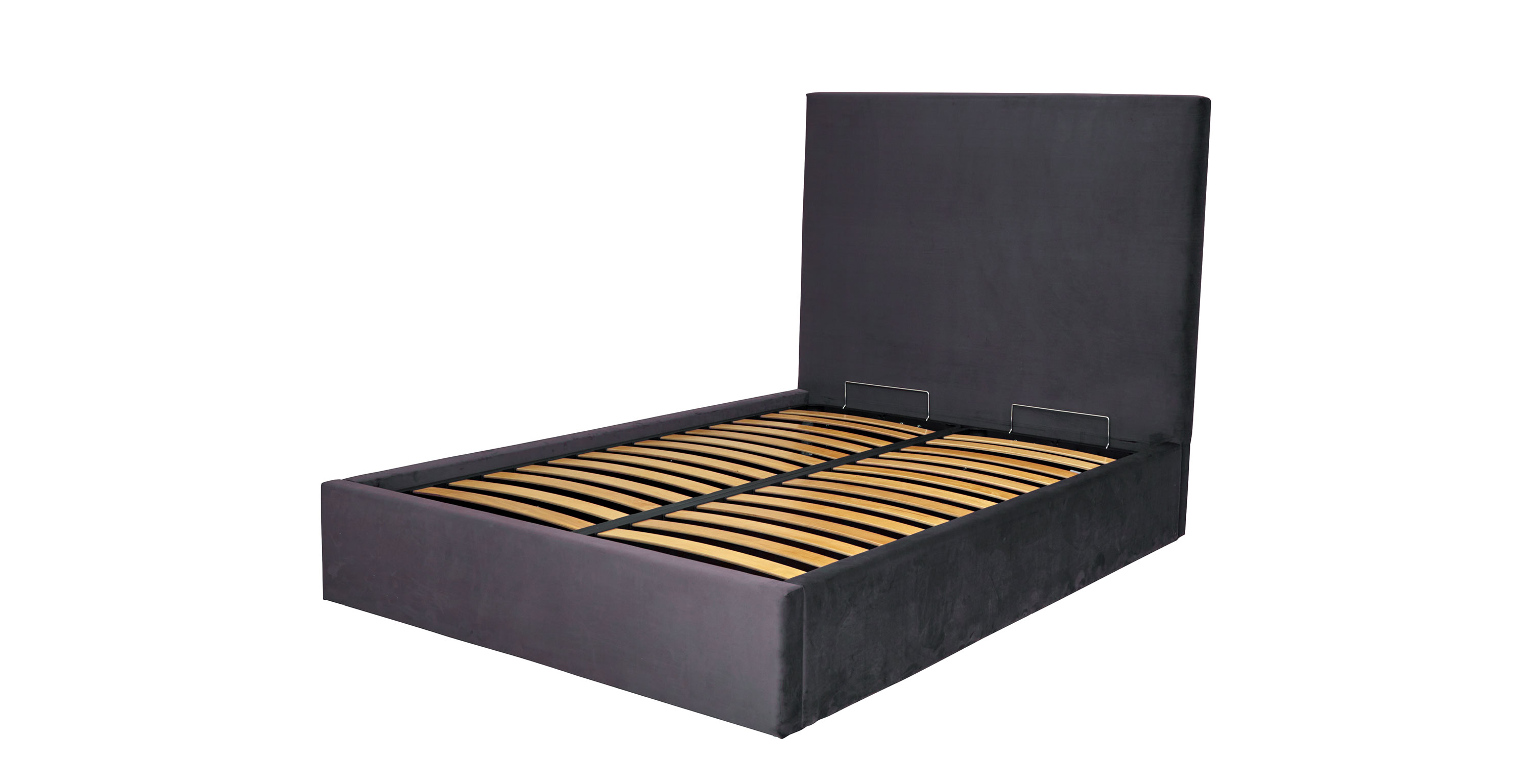 Cleo Ottoman Bed Feather & Black