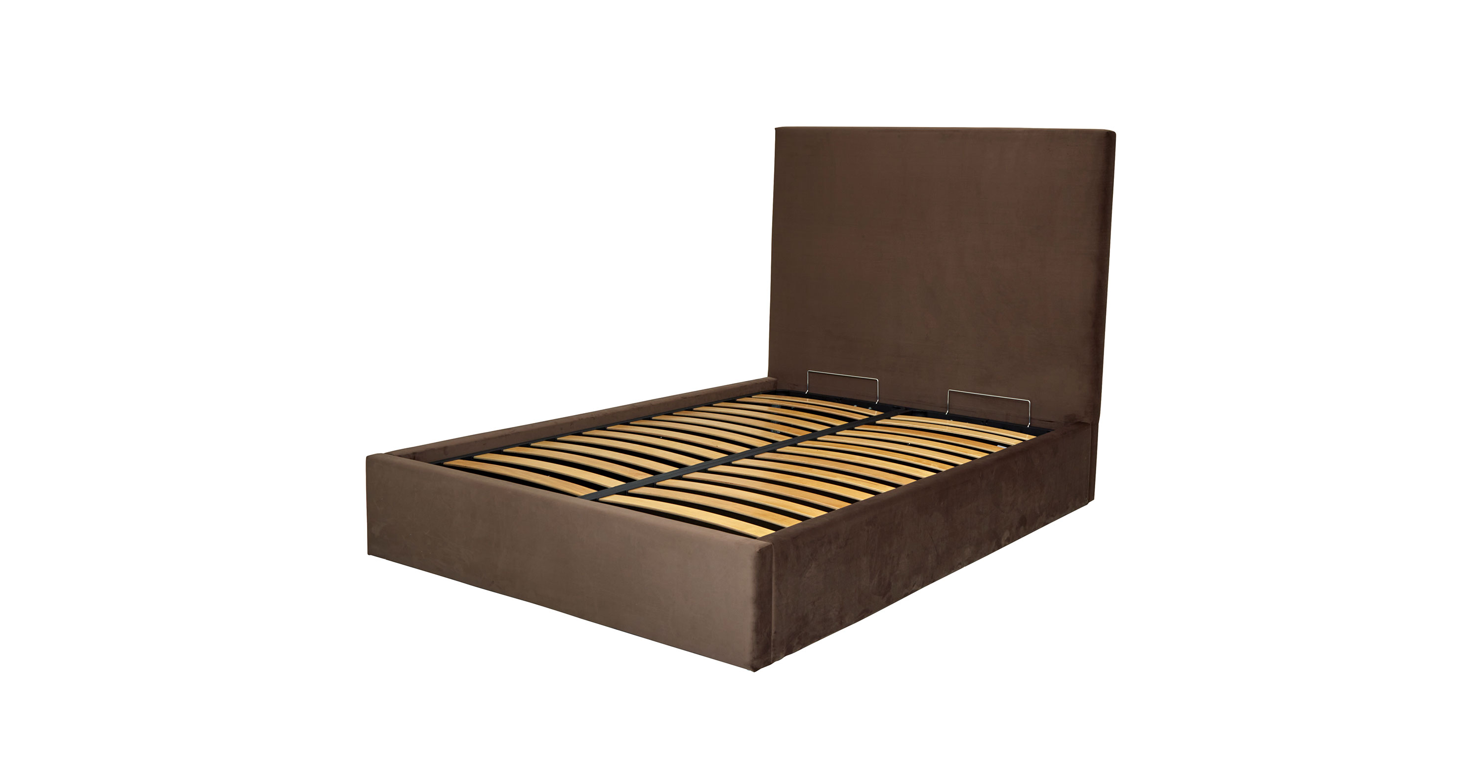 Cleo Ottoman Bed Feather & Black