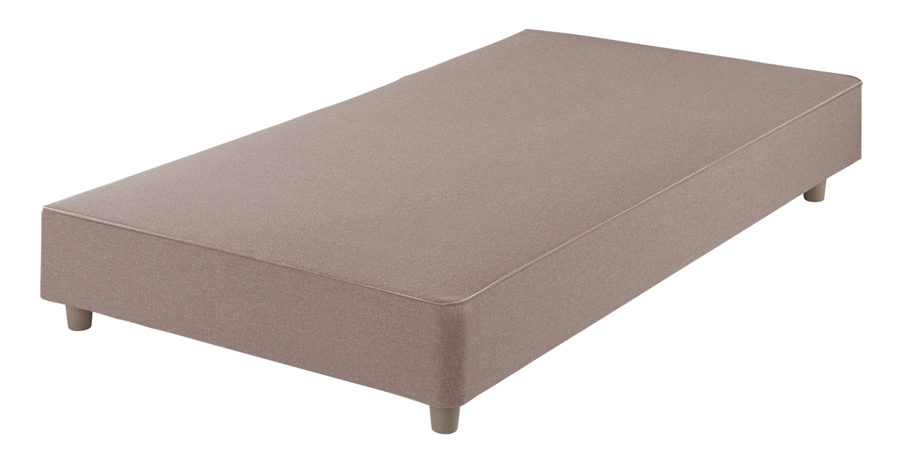 Harrison Spinks Classic Shallow Divan Base - Mole Camel, Single
