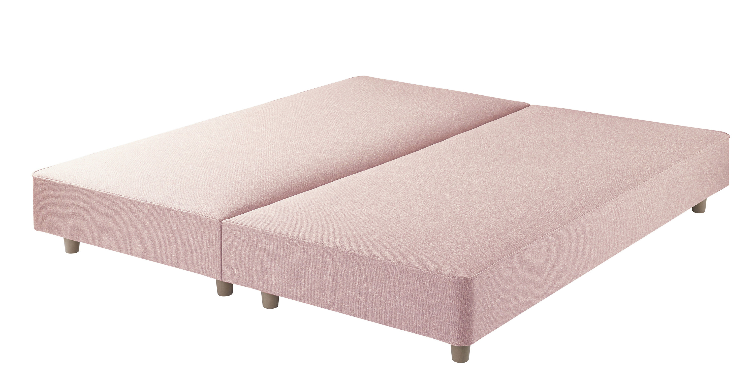 Harrison Spinks Classic Shallow Divan Base - Greek Islands Blush, Super King