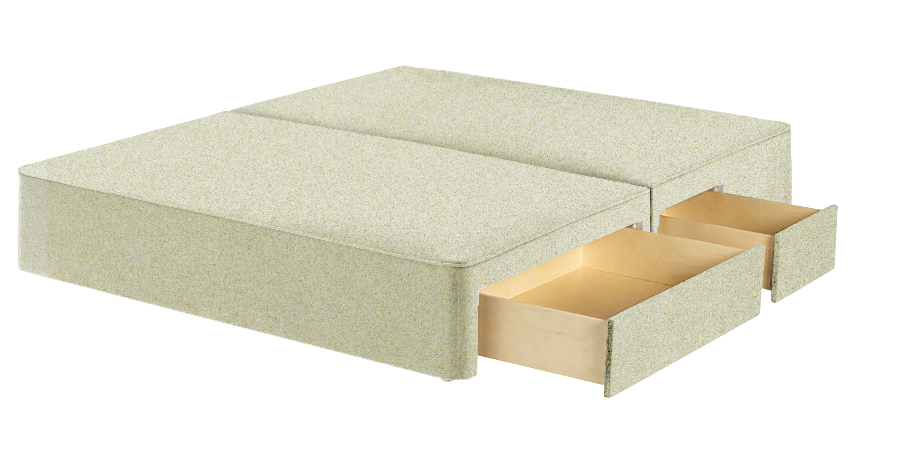 Harrison Spinks Classic Divan Base - Rustika Marble, 2 + 2 Continental Drawers, Double