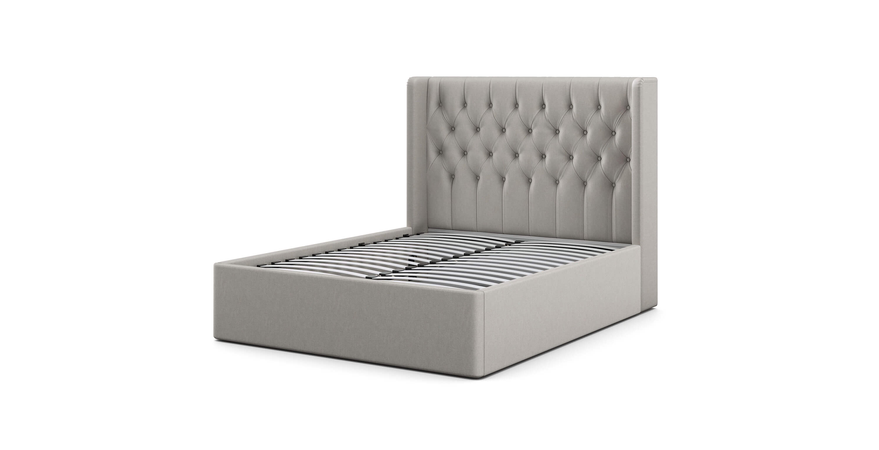 Ives Ottoman Bed Feather & Black