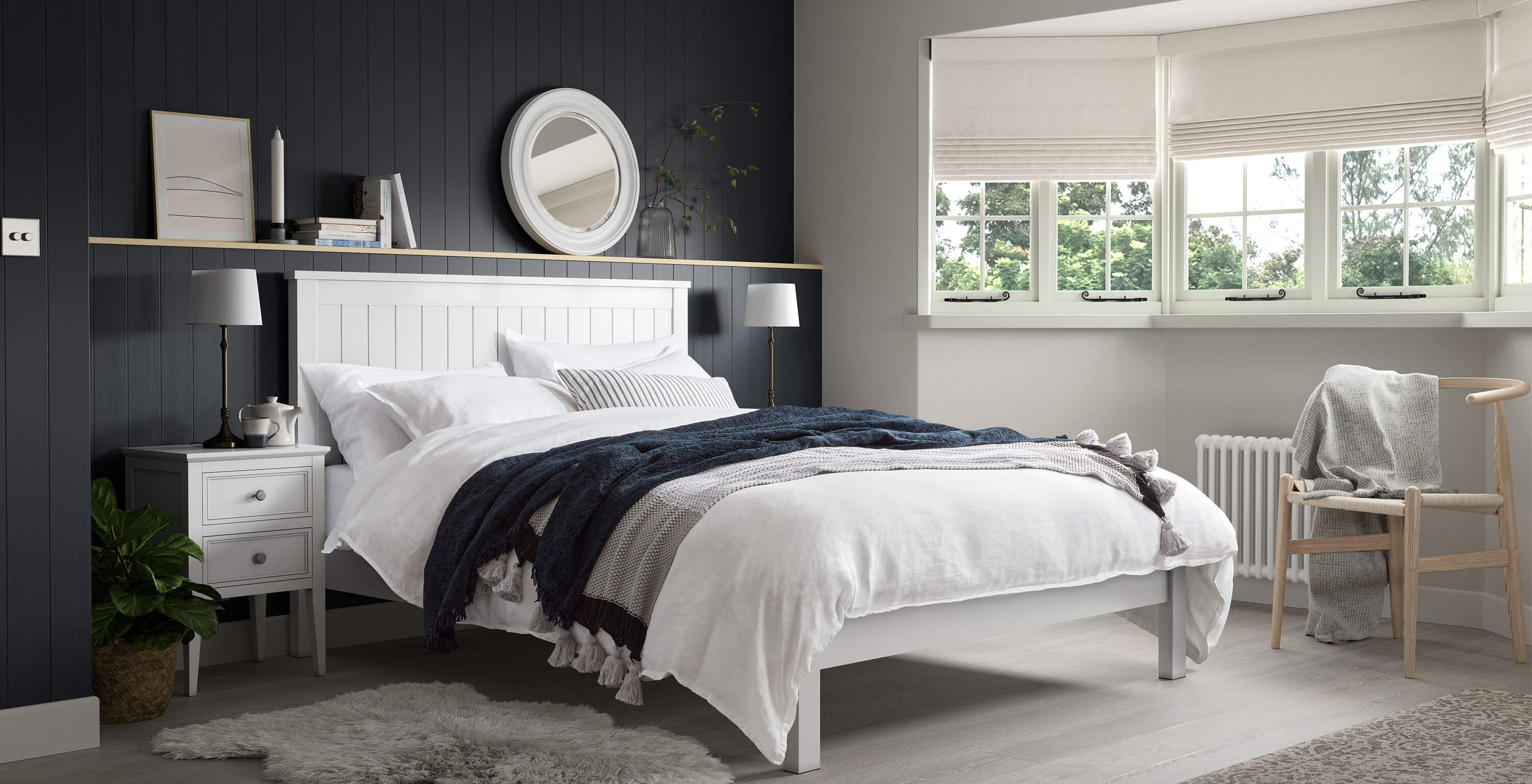 Revamp with Wall Panelling Feather And Black