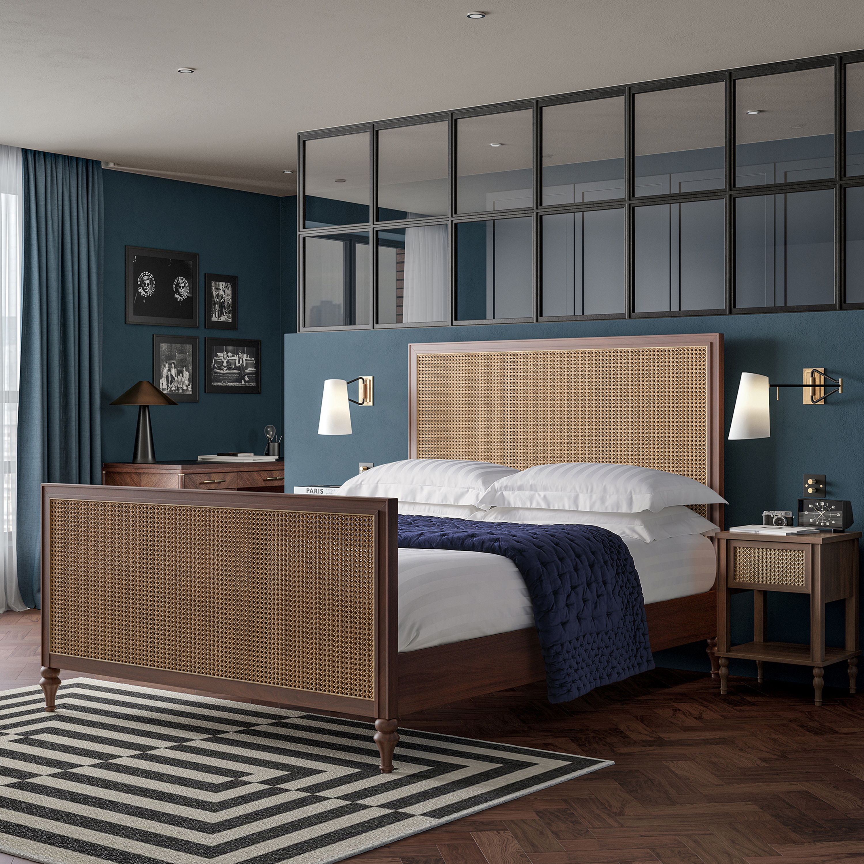 Statement bed frame sales