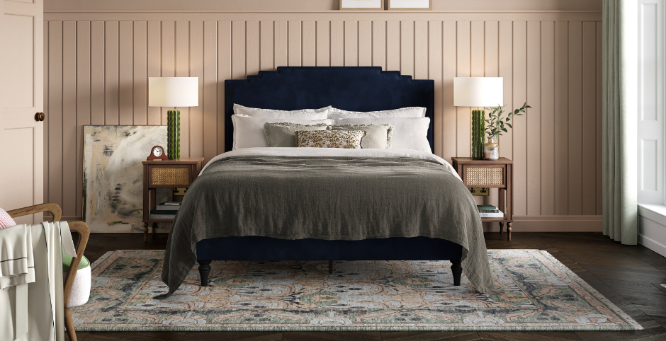 Wooster Bed | Feather & Black