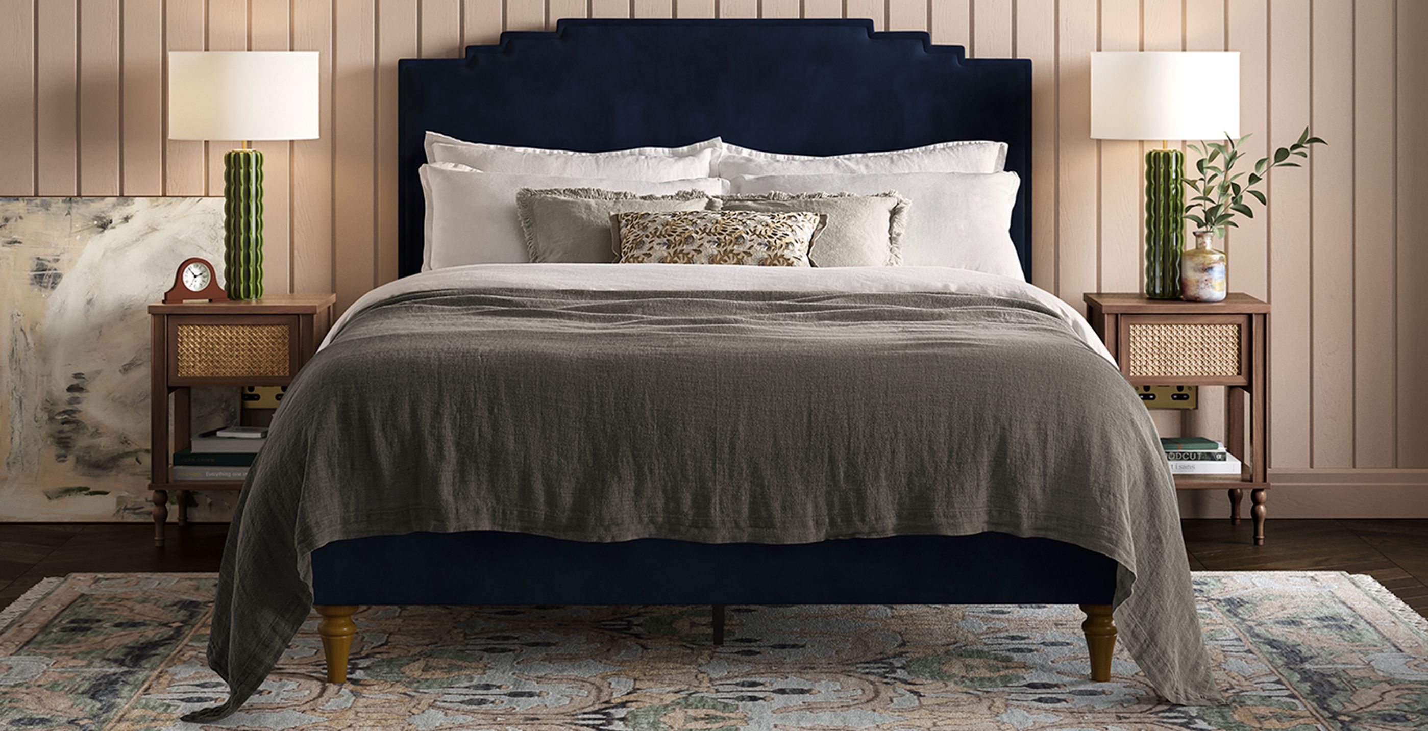 Wooster Bed | Feather & Black