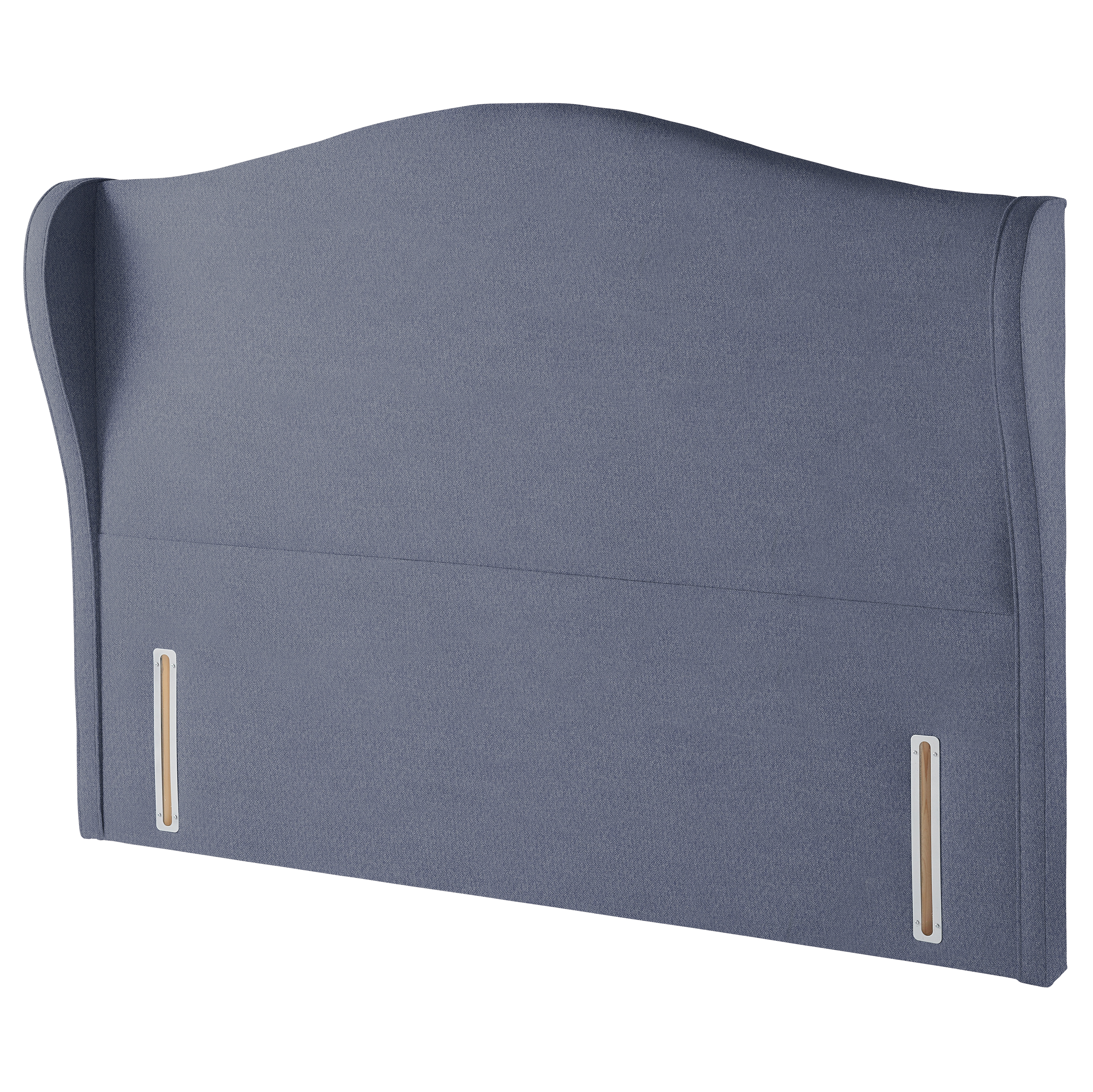 Harrison Spinks Premium Woodburn Headboard, Small Double - Empire Denim from Feather and Black