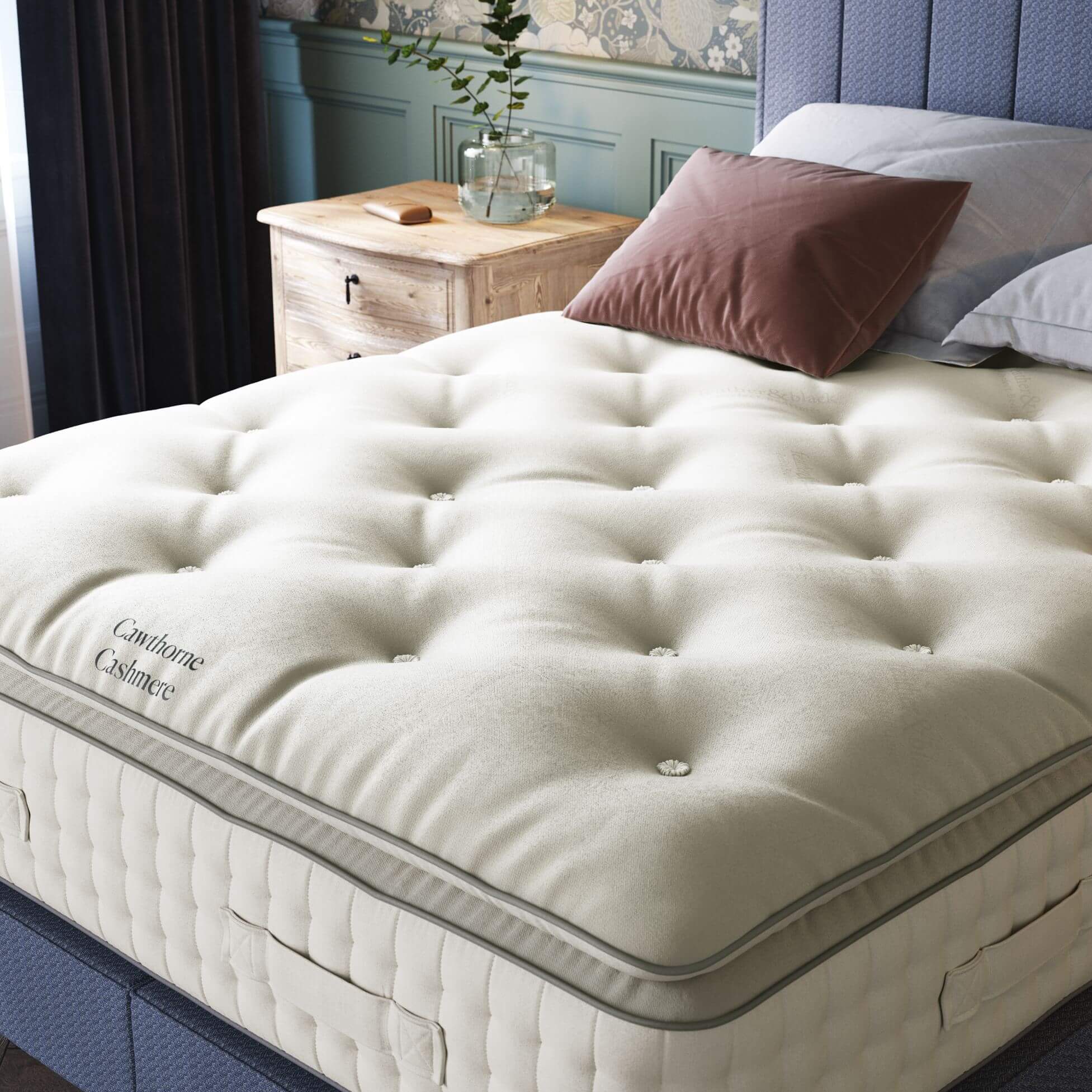 Cashmere pillow shop top mattress