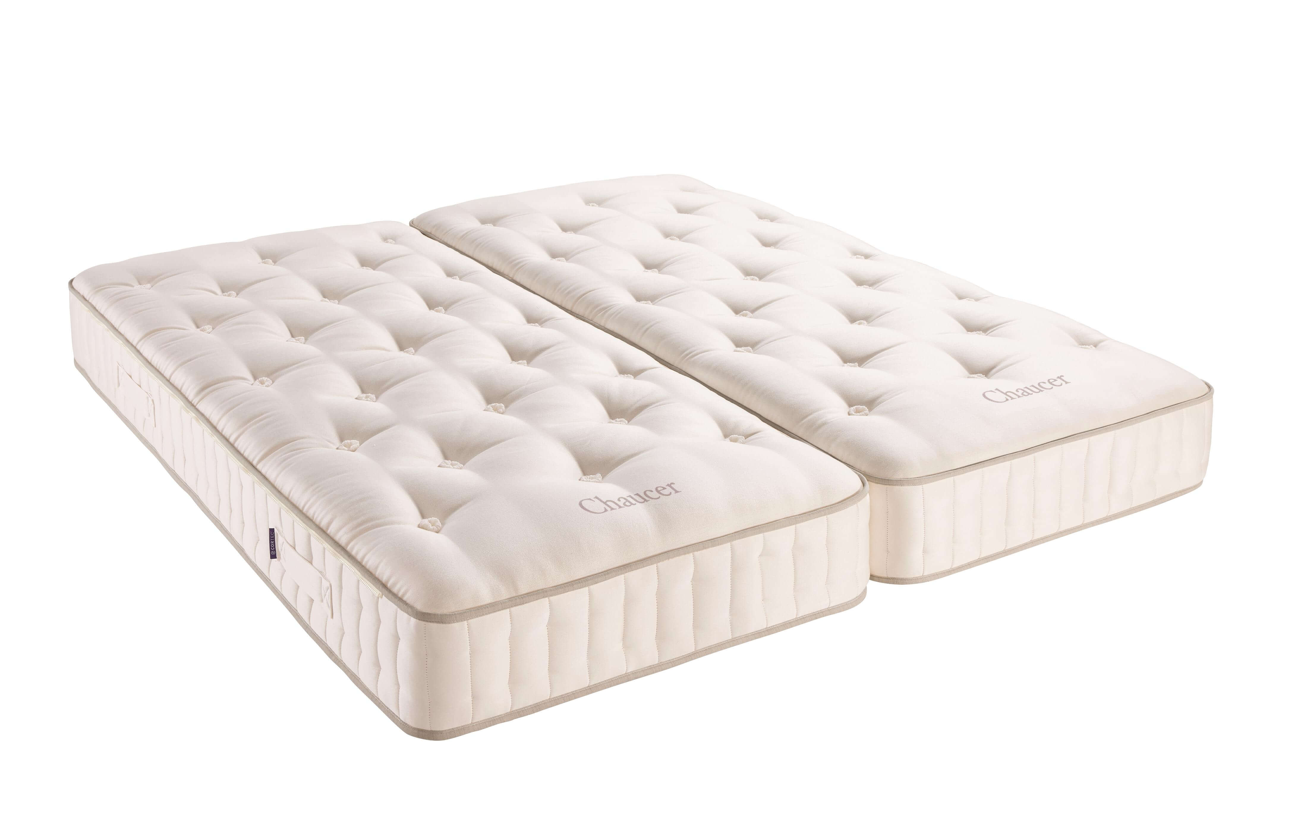 Harrison Spinks Chaucer Mattress - Zip & Link Mattress, King, Medium from Feather and Black