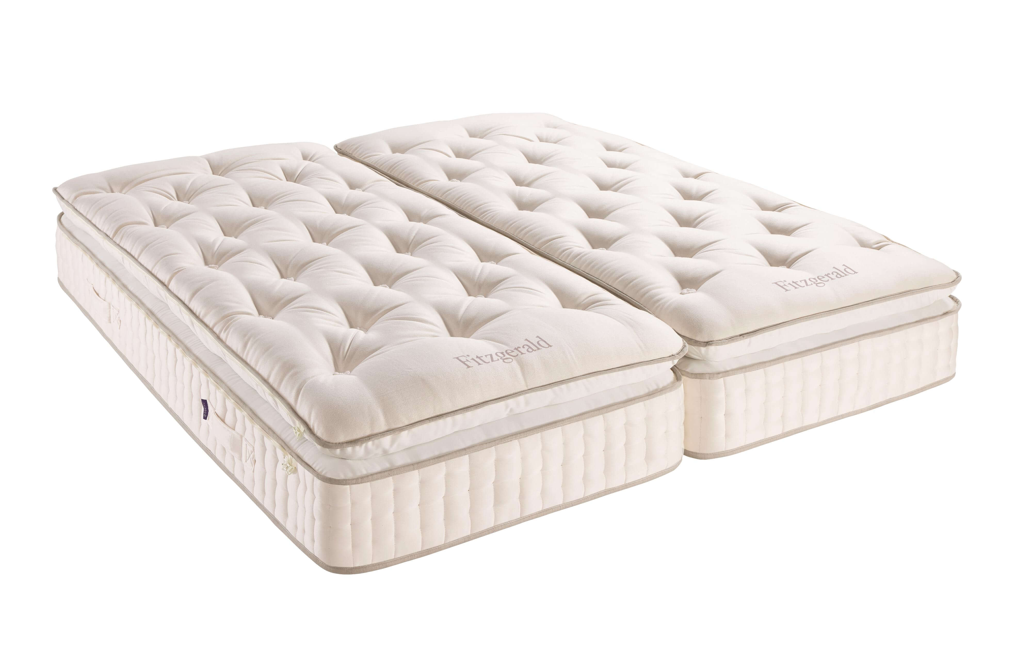 Fitzgerald Mattress, King - Zip & Link Mattress, Firm