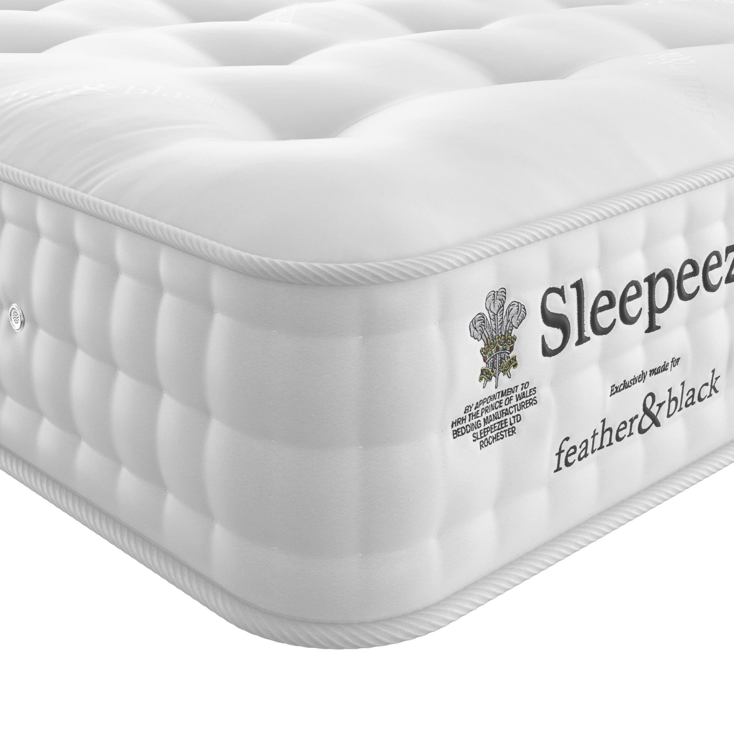 Premium Wool 1200 Mattress Feather & Black