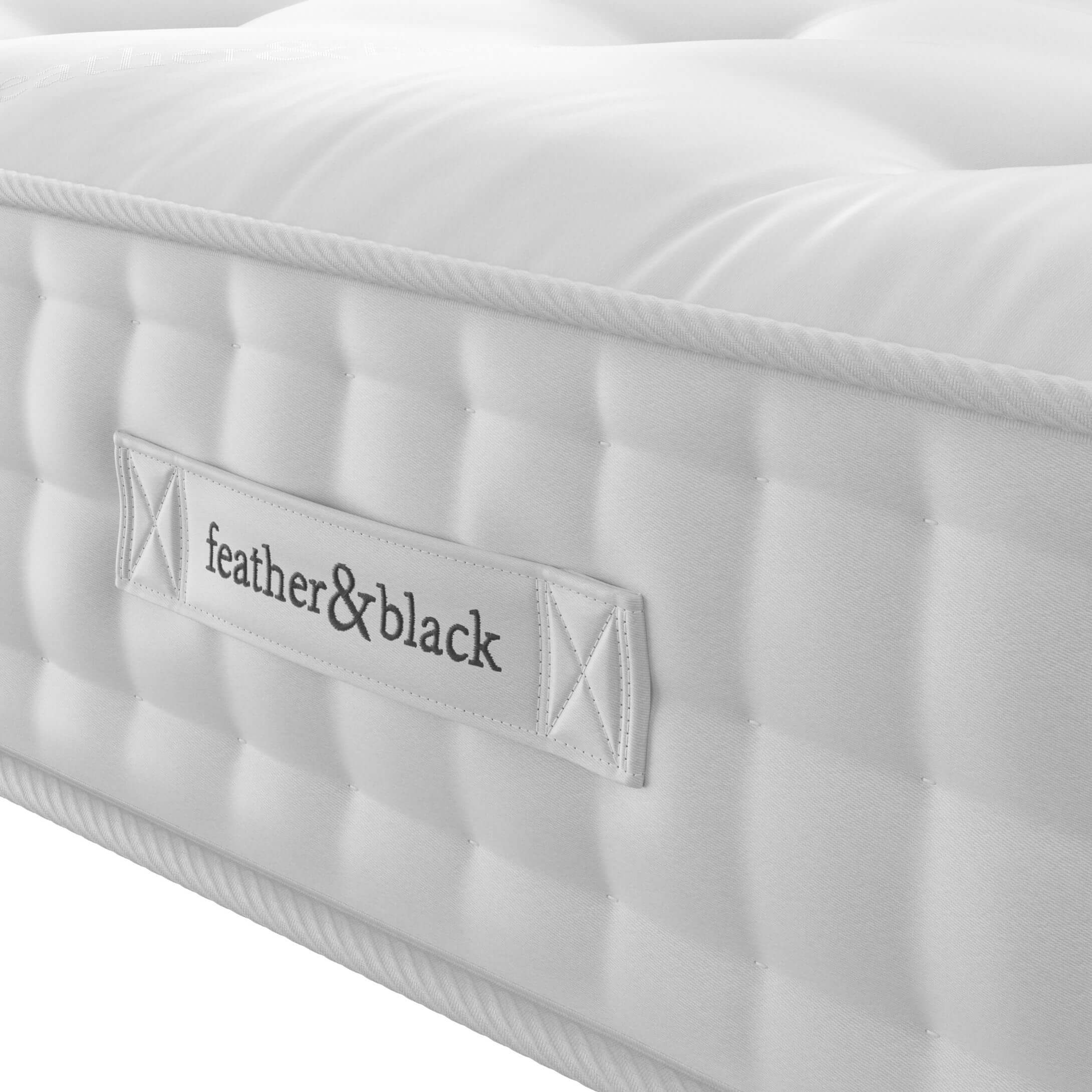 Premium Wool 1200 Mattress Feather & Black