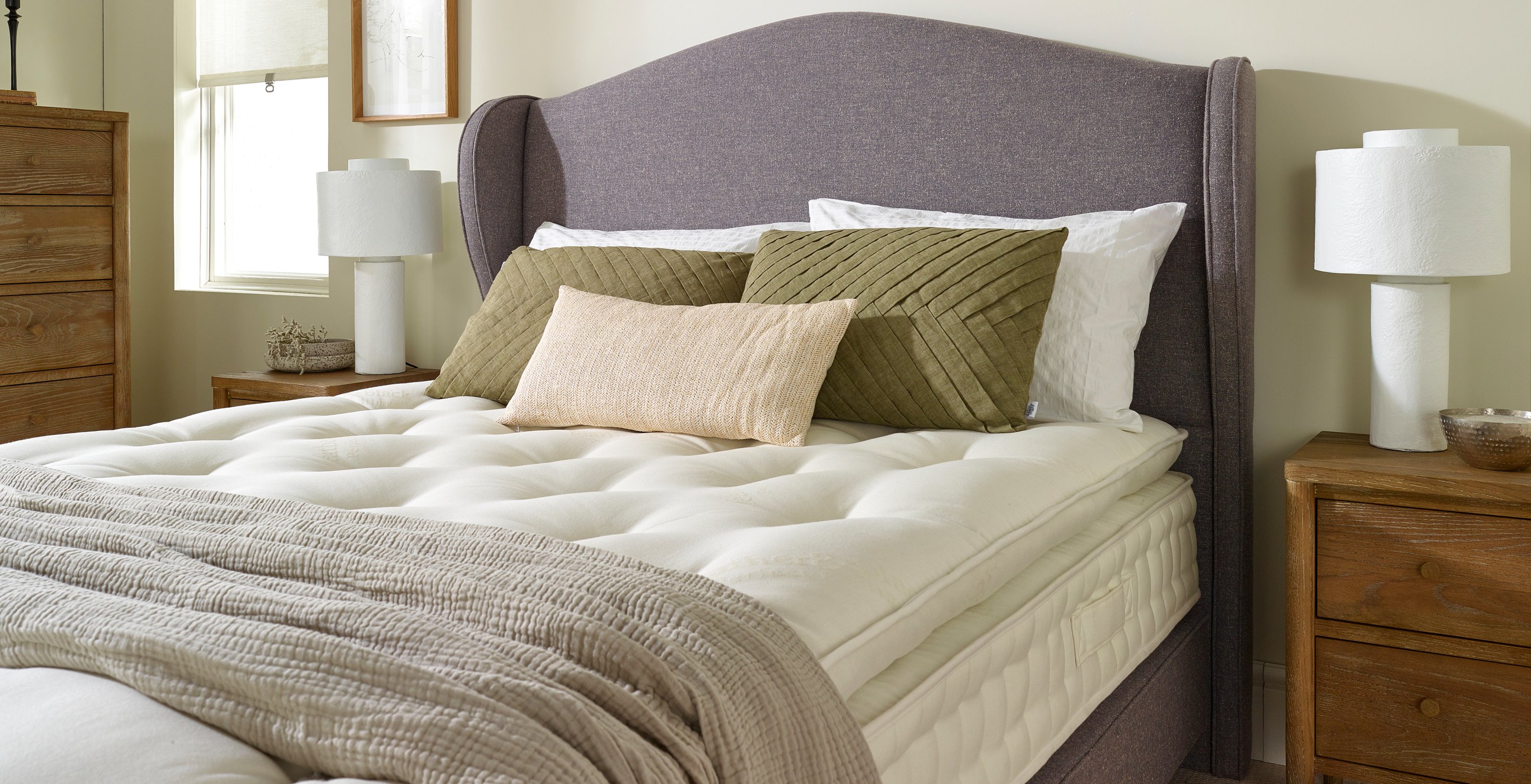 Harrison Spinks Christie Headboard Feather & Black