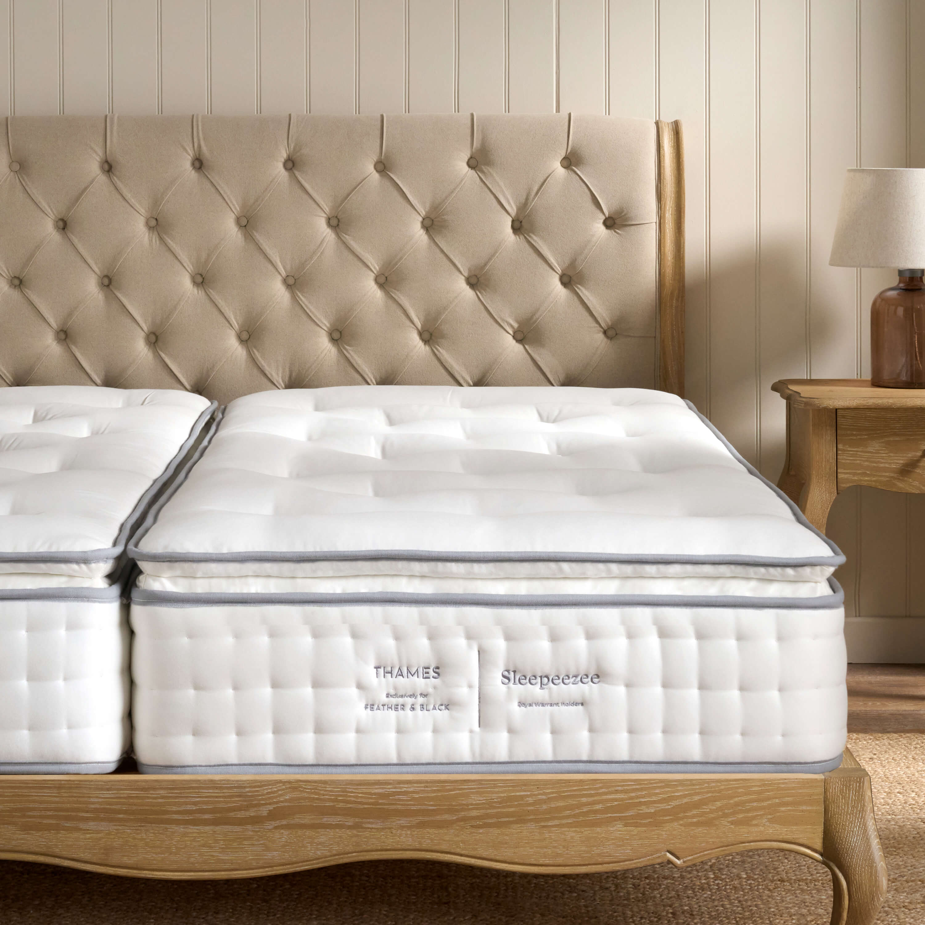 Thames Mattress, Super King - Zip & Link Mattress